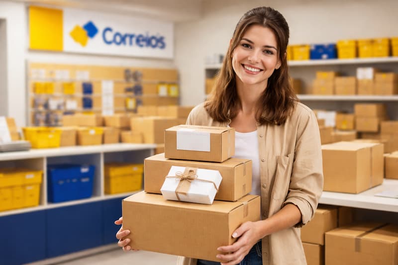 Tipos de embalagem Correios