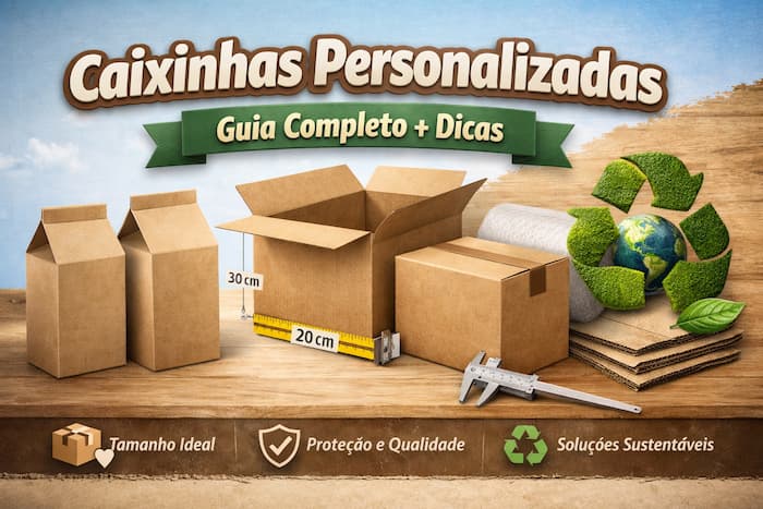 Banner caixinhas personalizadas