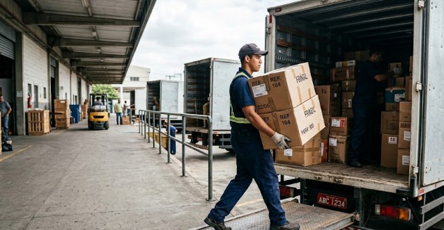 Caixa em papelão banner