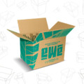 Caixas de papelão para kombucha