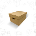 Caixa de papelão organizadora