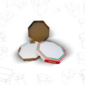 Caixa de papelão oitavada para pizza Caixa de papelão para Pizza